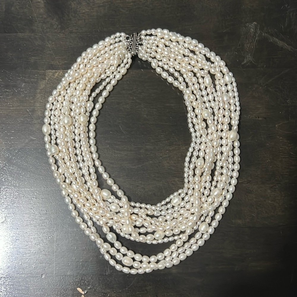 Ross + Simons Pearl Layered Necklace